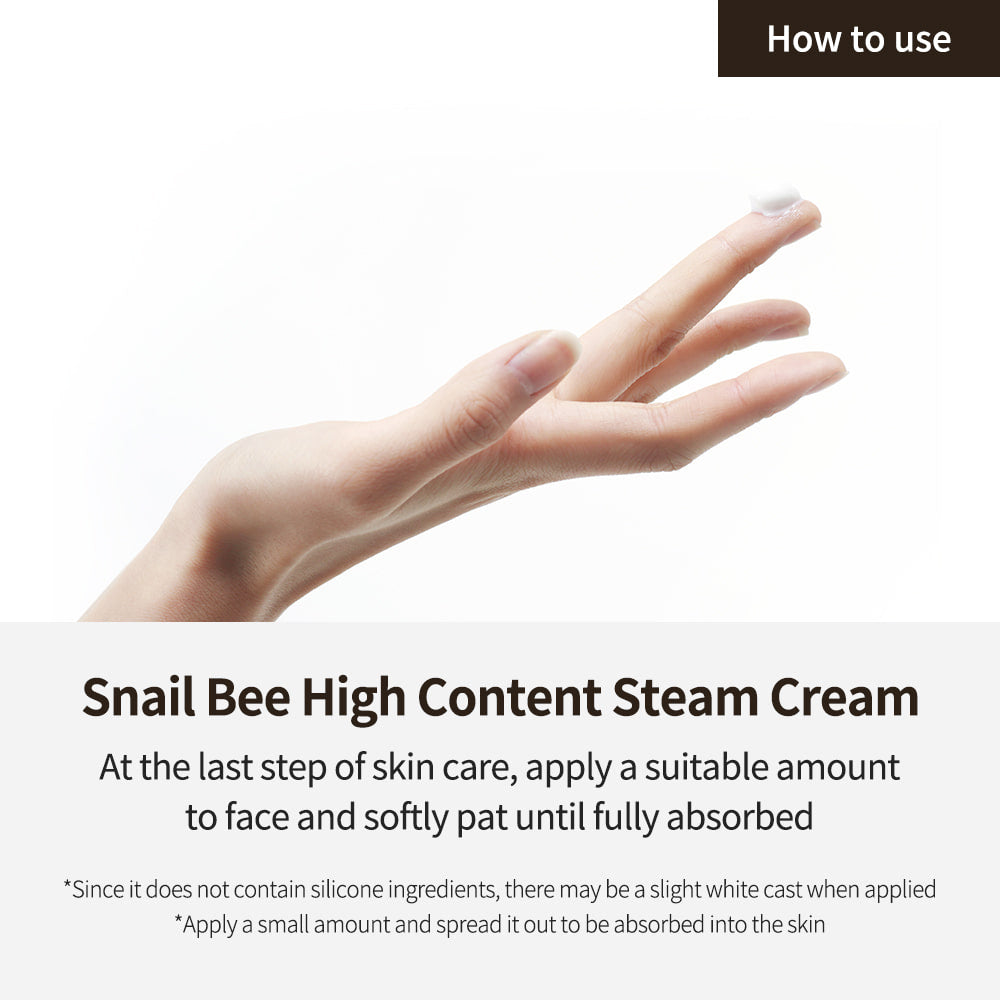 Snail Bee High Content Steam Cream, 50g