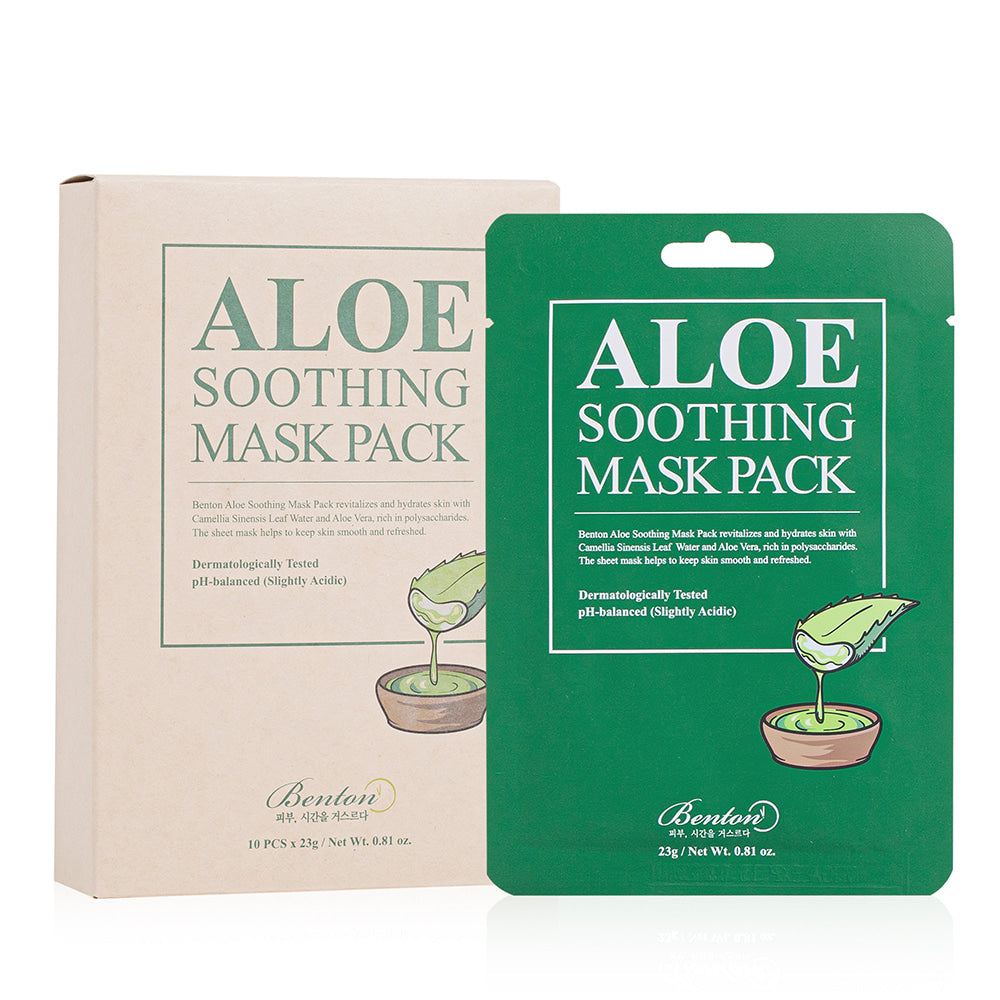 Aloe Soothing Mask Pack, 10 pack (23g)