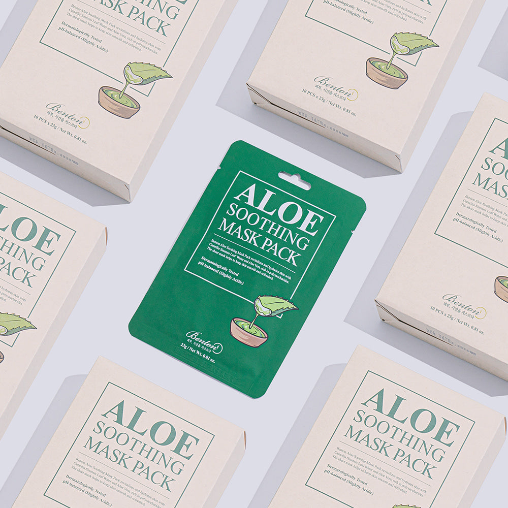 Aloe Soothing Mask Pack, 10 pack (23g)